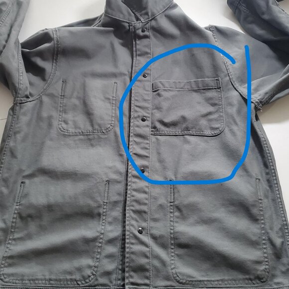 H&M Army Green Canvas Chore Jacket Men's sz M - Picture 16 of 16